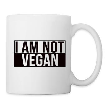 I Am Not Vegan - Mug - white - Right