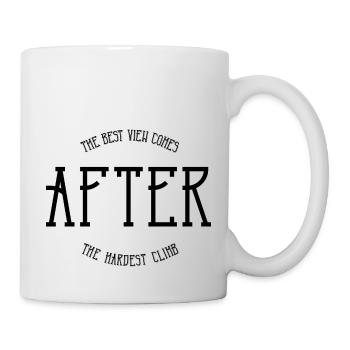 The best view comes after the hardest climb - Mug - white - Right