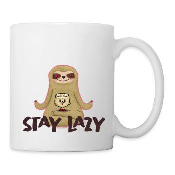 Stay Lazy - Sloth - Mug - white - Right