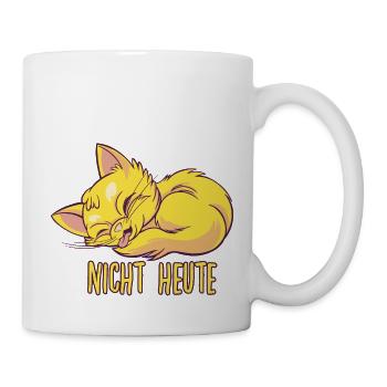 Lustiges Katzenbesitzer Motiv Katzen Katzen Spruch - Tasse - Weiß - Rechts