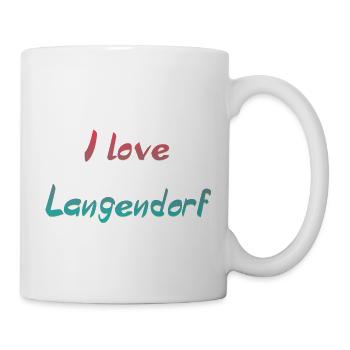 Langendorf - Tasse - Weiß - Rechts