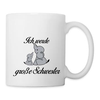 Große Schwester - Tasse - Weiß - Rechts