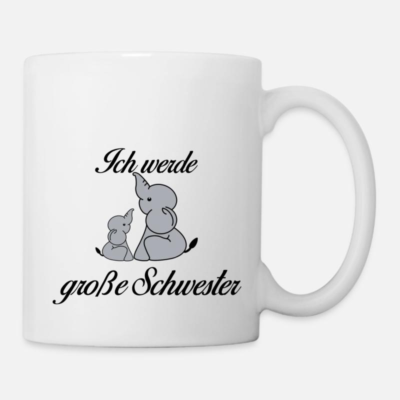 Große Schwester - Tasse - Weiß