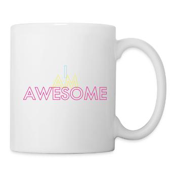 I AM AWESOME - Mug - white - Right