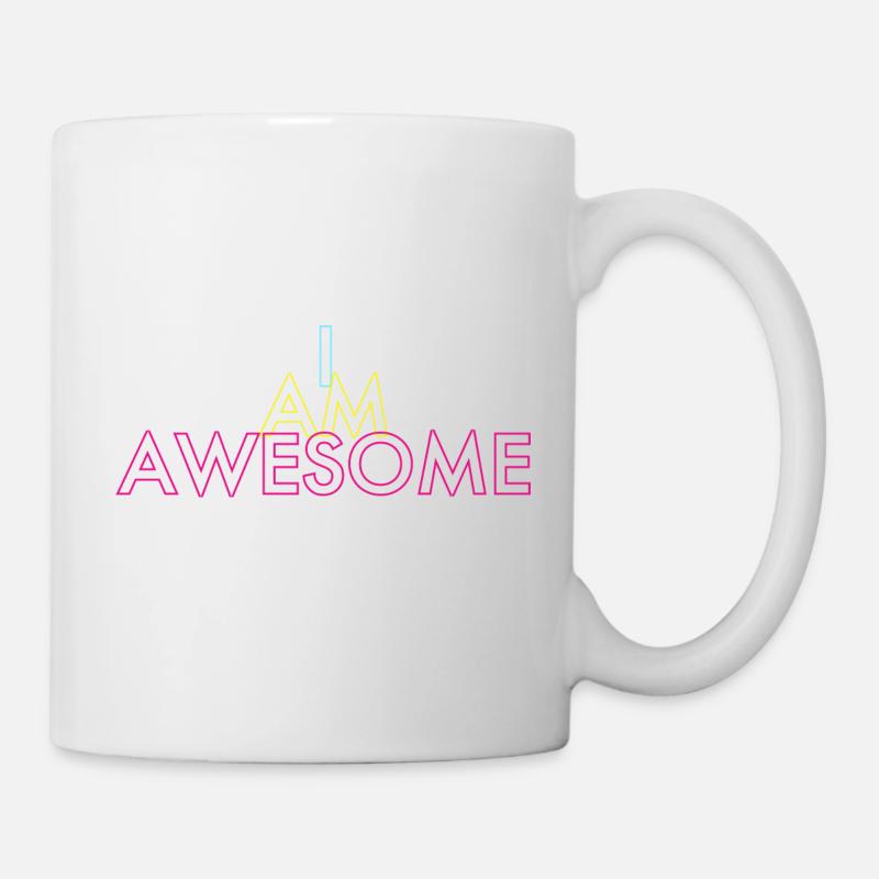 I AM AWESOME - Mug - white