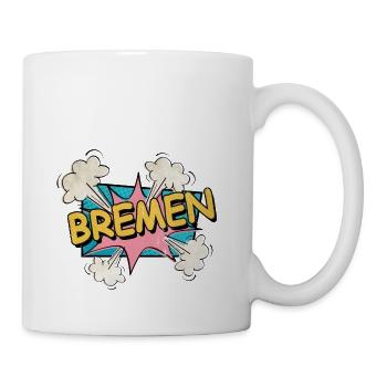 Bremen Germany City Font Pop Art Comic - Mug - white - Right