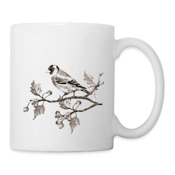 Oiseau - Mug blanc - blanc - Droite
