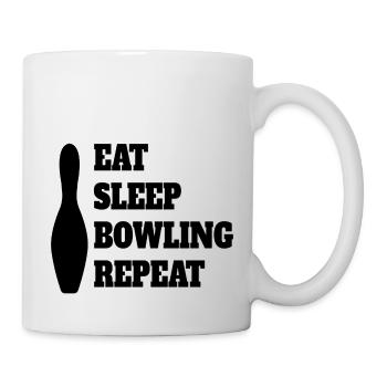 Bowling Cadeau Bowling Bowling Bowling Bowling Bowling Ball - Mug blanc - blanc - Droite