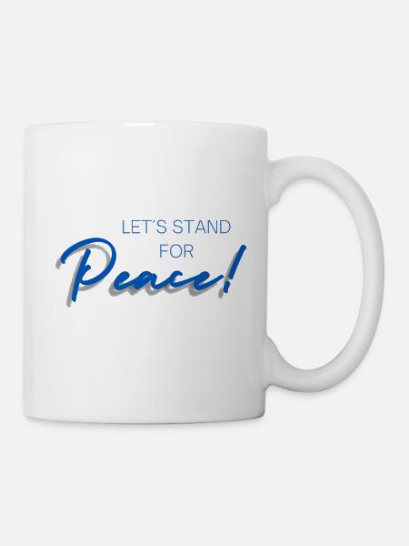 Gemeinsam für den Frieden - Tasse - Weiß