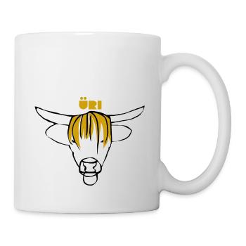 Stier - Tasse - Weiß - Rechts