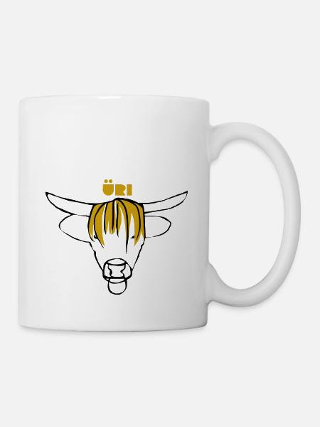 Stier - Tasse - Weiß