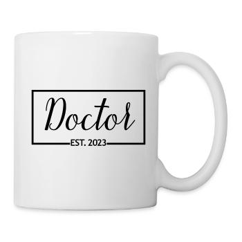 Doctor Est. 2023 Graduated Doctor Student Gift - Mug - white - Right