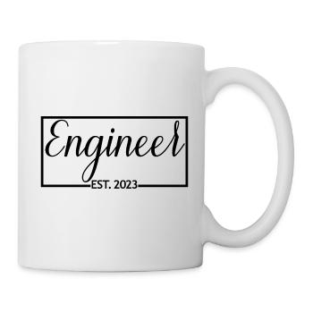Engineer Est. 2023 Graduation Engineering Student - Mug - white - Right