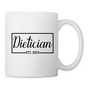 Dietician Est. 2023 Graduated Dietician Student - Mug - white - Right