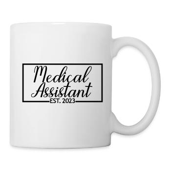 Assistant médical Est. Soins de santé diplômés 2023 - Mug blanc - blanc - Droite