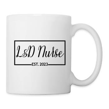 L&D Nurse Est. 2023 Absolvent der Krankenpflege - Tasse - Weiß - Rechts