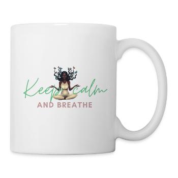 Keep calm - Tasse - Weiß - Rechts