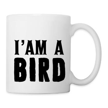 I am a bird oiseau - Mug blanc - blanc - Droite
