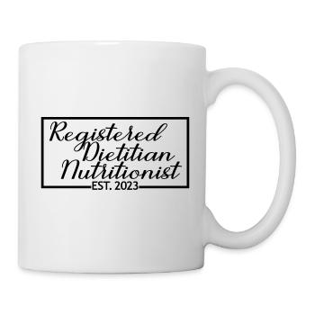 Diététiste Nutritionniste Est. 2023 - Mug blanc - blanc - Droite