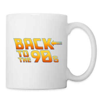 Back To The 90s retro party back to the 90s - Mug - white - Right