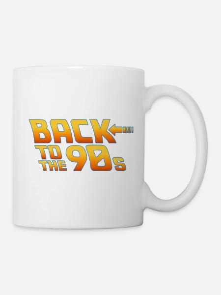 Back To The 90s retro party back to the 90s - Mug - white