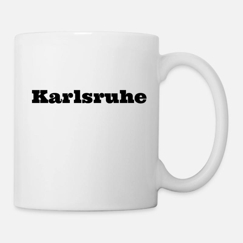 Karlsruhe Geschenkidee Geschenk Meine Stadt - Tasse - Weiß