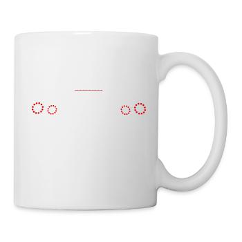 fire GTR car - Mug - white - Right