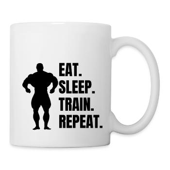 Bodybuilder Strength Training Fitness Muscle Athlète - Mug blanc - blanc - Droite