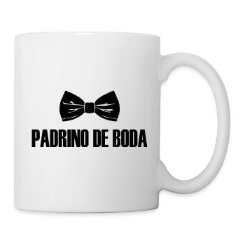 Padrino de Boda, Best Man Bowtie Wedding Groomsmen - Mug - white - Right