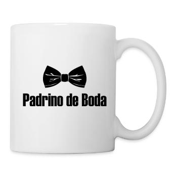Padrino de Boda, Best Man Bowtie Wedding Groomsmen - Mug - white - Right