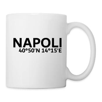 Napoli Koordinaten - Tasse - Weiß - Rechts