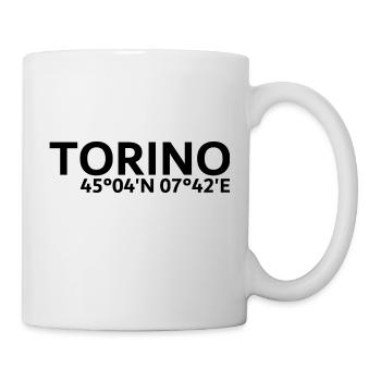 Torino coordinates - Mug - white - Right