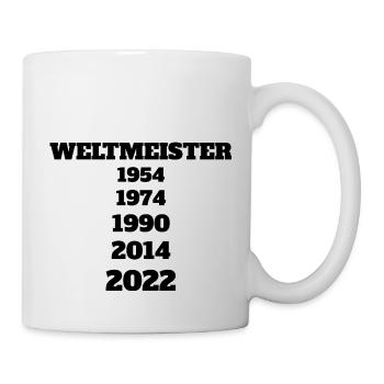 Weltmeister - Tasse - Weiß - Rechts