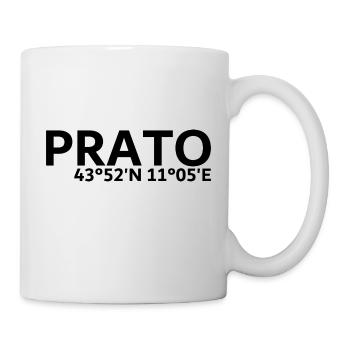 Coordonnées de Prato - Mug blanc - blanc - Droite