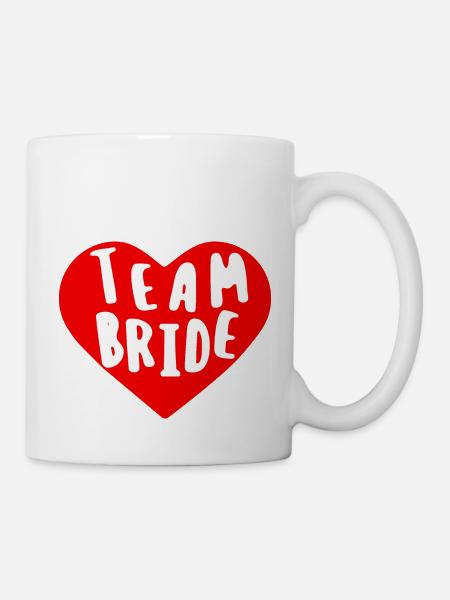 Team Bride Jungesellinnenabschied - Tasse - Weiß
