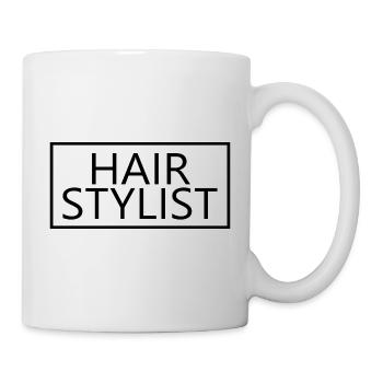 Friseur Stolzes graduiertes Friseurgeschenk - Tasse - Weiß - Rechts
