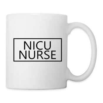 NICU Krankenschwester Stolze Neugeborene Intensivpflegerin - Tasse - Weiß - Rechts