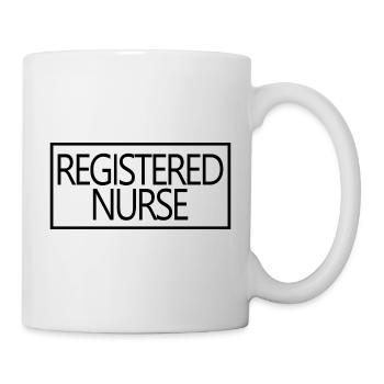 Infirmière autorisée Fière diplômée en soins infirmiers - Mug blanc - blanc - Droite