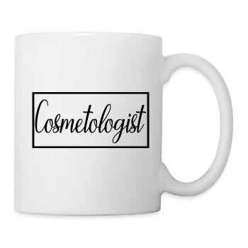 Cosmétologue fière étudiante diplômée en cosmétologie - Mug blanc - blanc - Droite