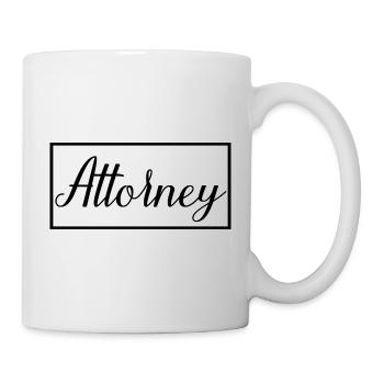 Avocat Fier étudiant avocat diplômé - Mug blanc - blanc - Droite