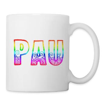 Pau rs Arc-en-ciel - Mug blanc - blanc - Droite