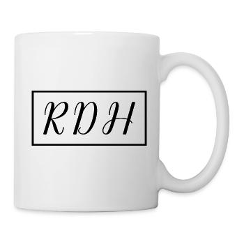 RDH Proud Registered Dental Hygienist Geschenk - Tasse - Weiß - Rechts