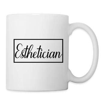 Cadeau d'esthéticienne diplômée fière d'esthéticienne - Mug blanc - blanc - Droite