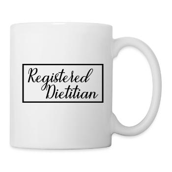 Diététiste Fière nutritionniste diplômée - Mug blanc - blanc - Droite