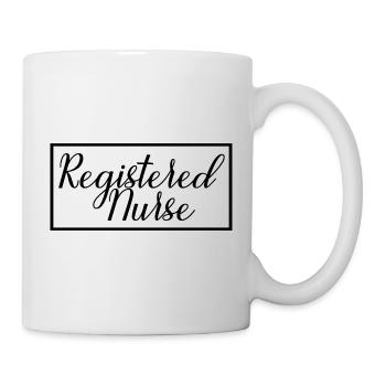 Registered Nurse Proud Graduate Nursing Student - Tasse - Weiß - Rechts