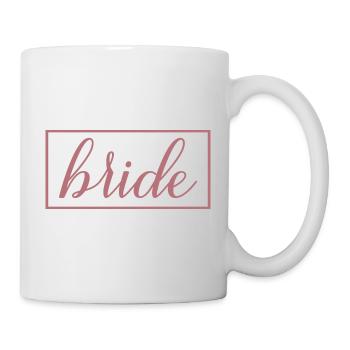 Bride Matching Couple Engagement Wedding Honeymoon - Mug - white - Right