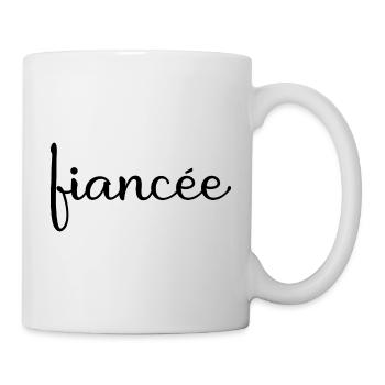 Fiancée Matching Engagement Wedding Honeymoon - Mug - white - Right