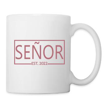 2022 Hochzeitsfeier des Verlobungsbräutigams - Tasse - Weiß - Rechts