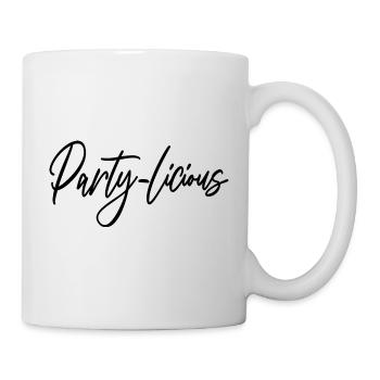 Party-Licious Funny Birthday Party Geschenk Männer Frauen - Tasse - Weiß - Rechts
