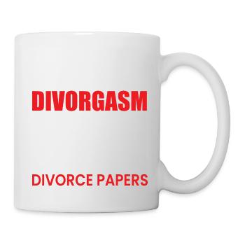 Divorgasm Divorcee Ex-Wife Women Men - Tasse - Weiß - Rechts